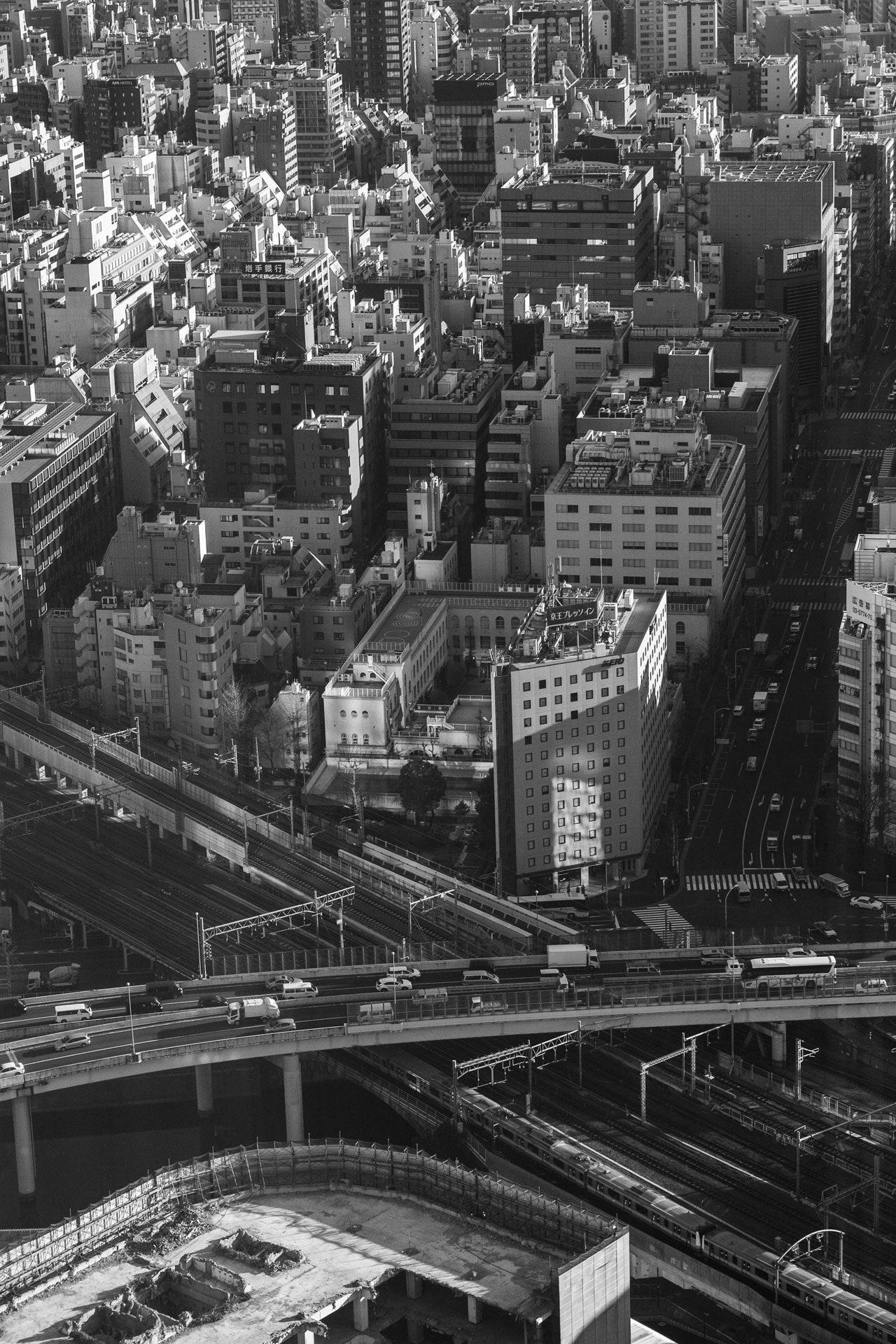 View from the Aman Tokyo hotel
